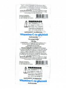 Acid ascorbic cu glucoza (Vitamina C)