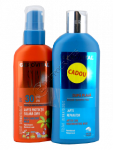 Gerovital Sun Lapte pt. copiii SPF 30 + Lapte reparator dupa plaja