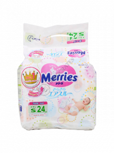 MERRIES Size S №24 4-8 kg (Small) scutece