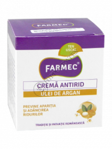 Farmec crema antirid ulei de argan 