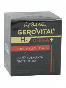 Геровитал H3 Derma+ Premium Care защитный успокаивающий крем 