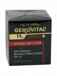 Геровитал H3 Derma+ Premium Care крем для морщин реструктурирующий SPF 10