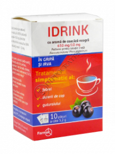 Idrink cu aroma de coacaza neagra