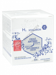 Gerovital H3 Hyaluron C Crema antirid de noapte 50 ml