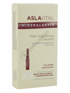 Aslavital Mineralactiv fiole regenerare celulara 2 ml № 7 amp.