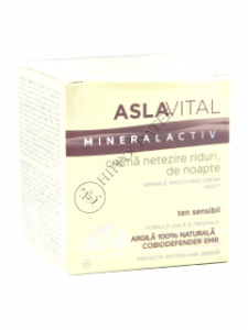 Aslavital Mineralactiv crema regeneranta netezire riduri (de noapte)Nou 50 ml