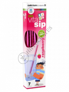 Leben VitaSip Kids Raspberry Ca+Vitamin D(7 tubulete)