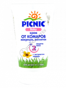 Репеллент PICNIC BABY крем от КОМАРОВ