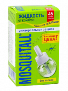 Репеллент MOSQUITALL жидкость от КОМАРОВ д/всей семьи