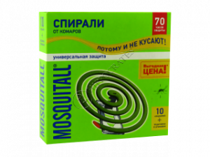 Repelent MOSQUITALL spirale ANTI-TANTAR Universal