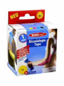 WUNDmed Banda kinesiologica , Yellow 5 cm x 5 cm 04-039