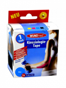 WUNDmed Banda kinesiologica , Blue 5 cm x 5 cm 04-041