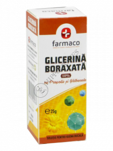 Glycerina boraxata cu propolis si galbenele