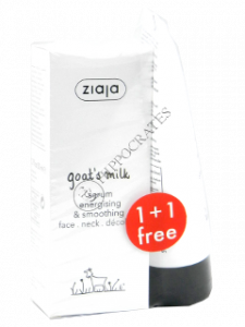 Ziaja Goat`s milk Ser fata energizant si calmant + peeling 