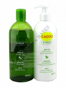 Ziaja Natural Olive. Lotiune p/u piele normala si uscata 400 ml+Gel de dus 500 ml Ziaja-Польша