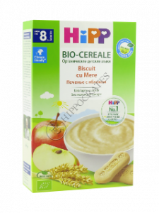 HIPP Terci organic fara lapte Mar cu biscuit  ( 8 luni ) 200 g /2892/