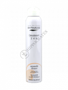 Byphasse Deodorant Spray 24H Unisex Sweet Almond