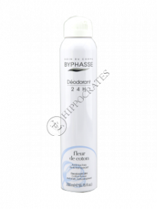 Byphasse Deodorant Spray 24H Unisex Cotton Flower