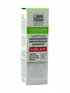 Librederm Seracin Ser matifiant antiacneie cu azelaina