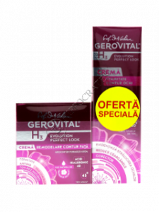 Gerovital H3 Evolution Perfect Look Pachet Promo crema Remodelare fata + crema ochi