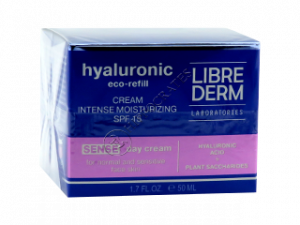 Librederm Hyaluronic Eco-refill Crema de zi intens hidratanta SPF 15, pentru ten normal si sensibil