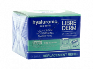 Librederm Hyaluronic (doza) Eco-refill Cica-crema de zi hidratanta, matifianta, pentru tenul gras