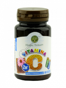 Acid ascorbic cu glucoza (Vitamina C) + propolis, echinacea  zinc