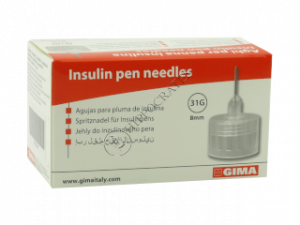 Иголка для шприц-ручки для инсулина Gima 31G x 8 мм (23843)