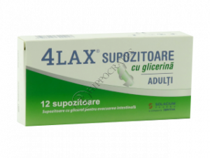 4Lax Supozitoare cu glicerina Adulti