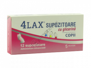 4Lax Supozitoare cu glicerina Copii