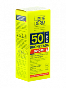 Librederm Bronzeada Sport Gel protectie solara pentru fata si corp SPF50