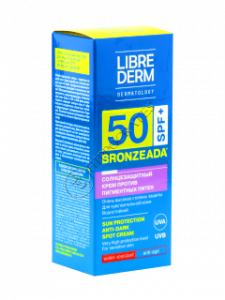 Librederm Bronzeada Crema protectie solara imp petelor pigmentare pentru fata si corp SPF50