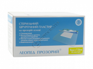 Пластырь стер. Aqua Res LEOPED 5 см x 7.5 см № 50