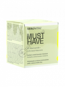 Gerovital Must Have Sorbet Crema Booster hidrat. 2% Niacinamida