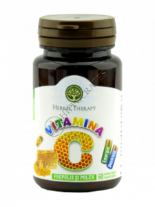 Acid ascorbic cu glucoza (Vitamina C) + propolis, polen