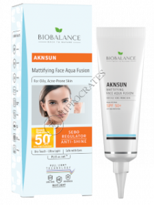 БИО БАЛАНС AKNSUN крем матирующий для жирной кожи SPF 50+