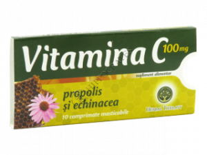 Vitamin C cu propolis si echinacea