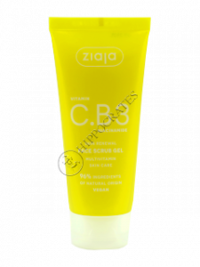 Ziaja Vitamin C.B3 Niacinamide gel scrub pentru fata