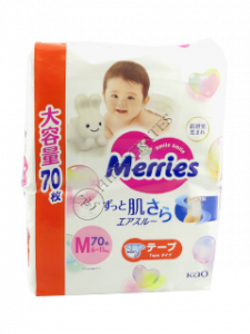 MERRIES Size M № 70 6-11kg (UJ) scutece