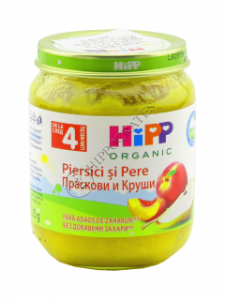 HIPP Fructe, Piersica cu para 4 luni 125 g /4205/