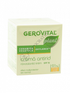 Gerovital Plant crema antirid SPF 15