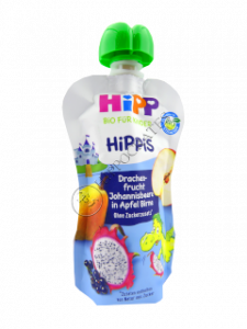 HIPPiS Fructul Dragonului, coacaze negre si mar-para (de la 1 an) /42507/