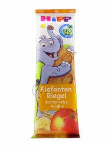 HiPP Gustare cu fructe - Biscuiti cu unt si vanilie (de la 1 an) /31367/