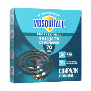 Repelent MOSQUITALL spirale ANTI-TANTAR Profesional