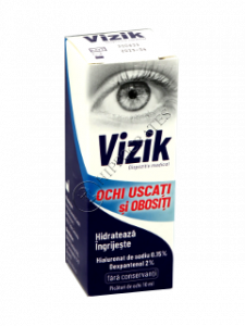 Визик сухие и усталые глаза