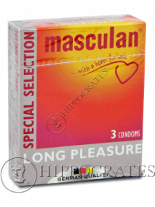 Презервативы Маскулан Long pleasure для продления полового акта