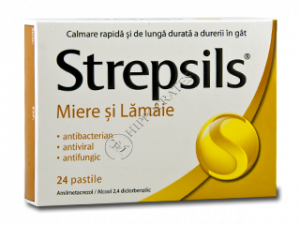 Strepsils miere si lamiie