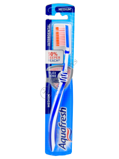 Periuta de dinti Aquafresh Interdental Silky Medium