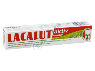 Зуб. паста Lacalut Active Herbal