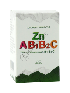 Zinc cu Vitamine A, B1, B2, C